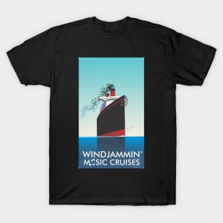 Poster of WindJammin' Music Cruises T-Shirt